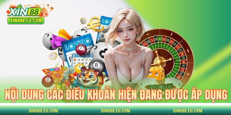 Nội dung các điều khoản hiện đang được XIN88 áp dụng